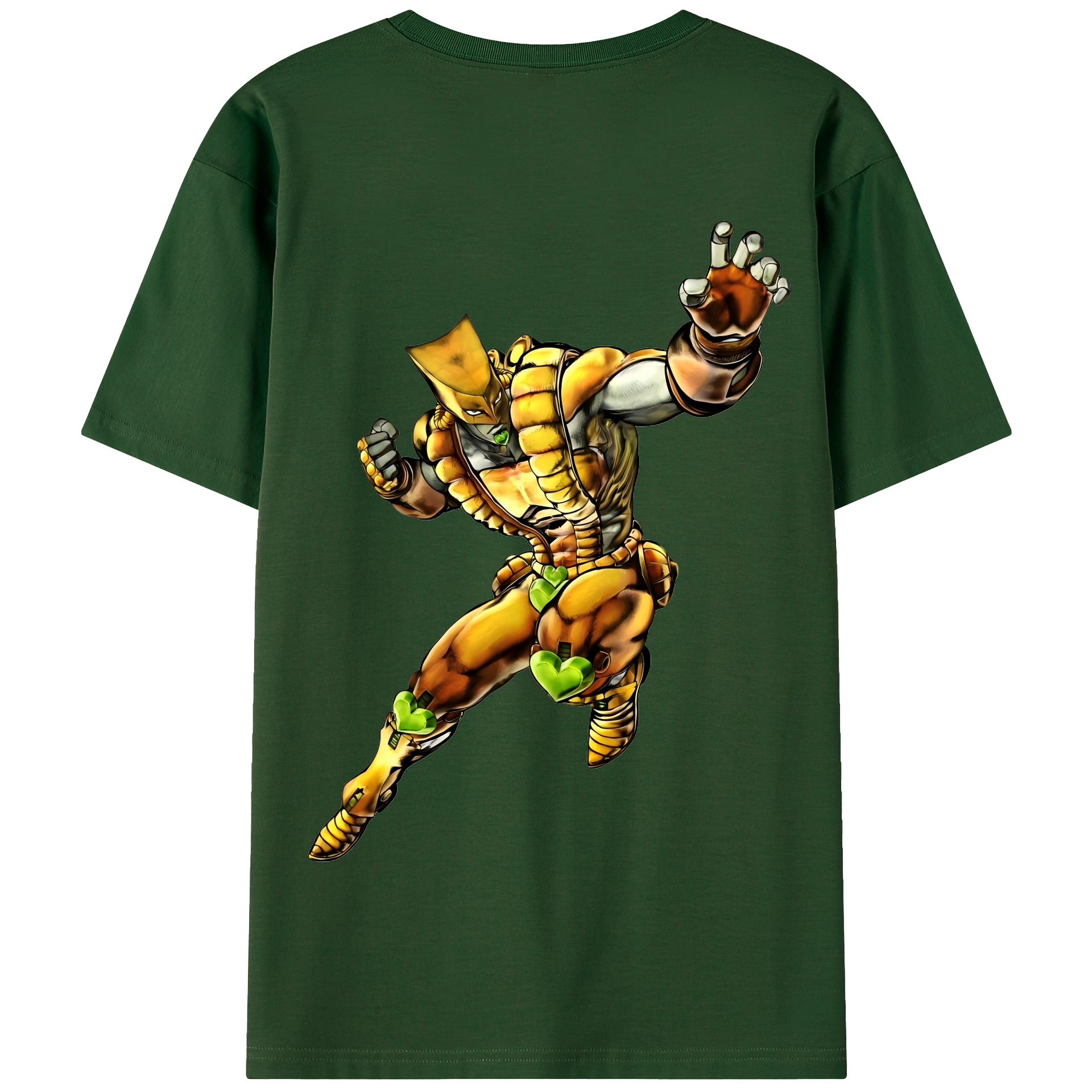 （画像用） ジョジョの奇妙な冒険 ディオ?ブランドー JoJo's Bizarre Adventure Dio Brando 綿100％半袖Tシャツ（背面プリント）